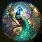 Peacock 5D Diamond Painting Kit for Adults – Full Drill DIY Diamond Art with Colorful Diamond Dots, Gem Art Craft Kit for Home Wall Décor (12×12 Inch)